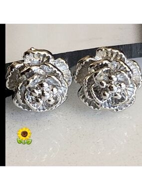 Plum Blossom Stud earrings Earrings,Stunning 925S Sterling